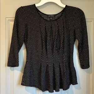 Max Edition Black Top with White Dots